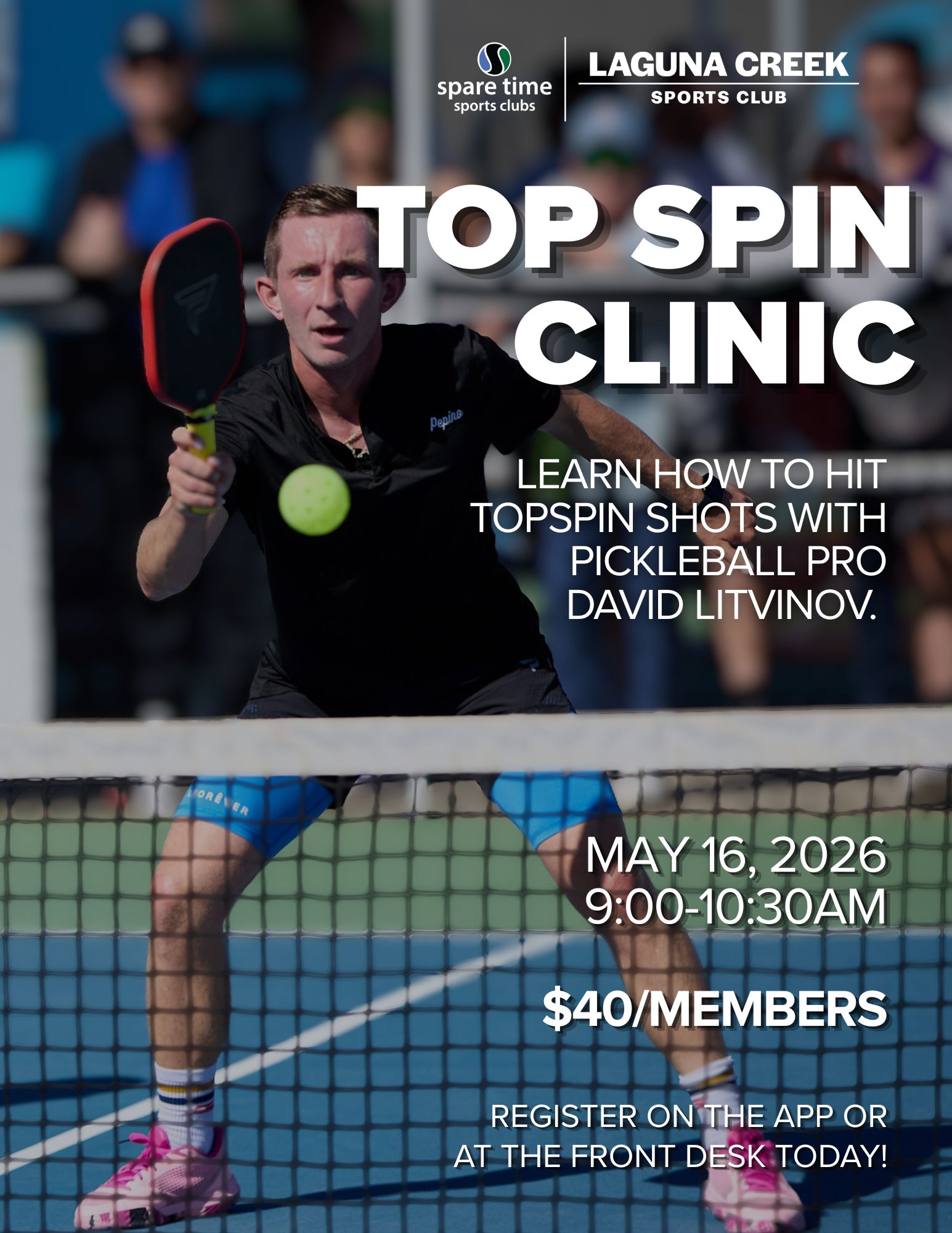 Top Spin Clinic with David Litvinov